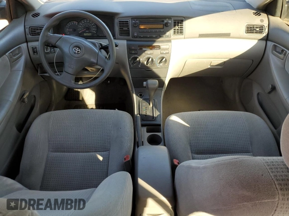 2005 Toyota Corolla CE with VIN 1NXBR32E15Z438028, listed as a Copart auction lot 48530595 with 225,109 mi miles and Salvage Title. Bid and sale history available at DreamBid. Image 8.