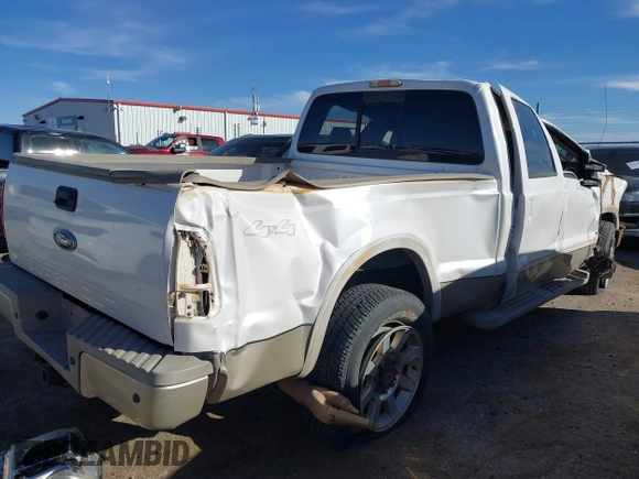 2010 Ford Super Duty F-250 SRW XL with VIN 1FTSW2BR2AEA84924, listed as a IAAI auction lot 41728589 with 1 mi miles. Bid and sale history available at carsss.com. Image 4.