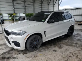 2015 BMW X5 M with VIN 5YMKT6C55F0C89468, listed as a Copart auction lot 75391074 with 0 mi miles and Salvage Title. Bid and sale history available at carsss.com. Image 1.
