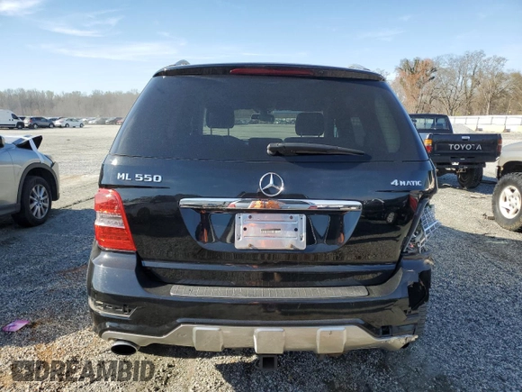 2010 Mercedes-Benz M 550 with VIN 4JGBB7CB4AA533176, listed as a Copart auction lot 49954325 with 165,620 mi miles and Salvage Title. Bid and sale history available at DreamBid. Image 6.