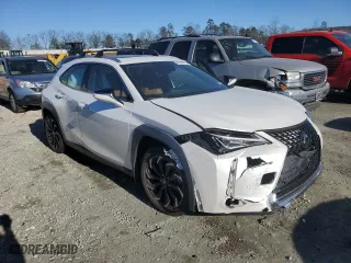 2020 Lexus UX with VIN JTHP3JBH3L2025111, listed as a Copart auction lot 89348125 with 58,406 mi miles and Salvage Title. Bid and sale history available at carsss.com. Image 4.