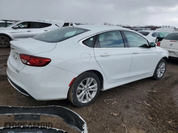 2016 Chrysler 200 Limited with VIN 1C3CCCAB8GN111984, listed as a Copart auction lot 51943905 with 95,386 mi miles and Salvage Title. Bid and sale history available at carsss.com. Image 3.