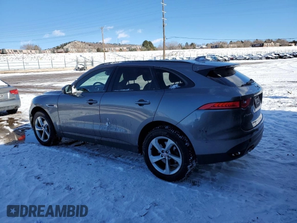 2018 Jaguar F-Pace 20d Premium with VIN SADCJ2FN2JA260943, listed as a Copart auction lot 83870134 with 84,396 mi miles and Salvage Title. Bid and sale history available at DreamBid. Image 2.