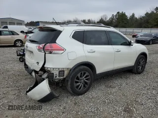 2016 Nissan Rogue SL with VIN 5N1AT2MT7GC884230, listed as a Copart auction lot 44919515 with 178,528 mi miles and Salvage Title. Bid and sale history available at DreamBid. Image 3.