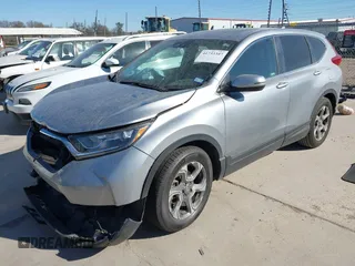 2019 Honda CR-V EX with VIN 5J6RW1H53KA022819, listed as a IAAI auction lot 41733347 with 44,500 mi miles. Bid and sale history available at carsss.com. Image 18.