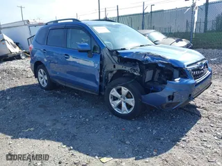 2015 Subaru Forester 2.5i Premium with VIN JF2SJAFC6FH817093, listed as a IAAI auction lot 41933100 with 79,690 mi miles. Bid and sale history available at carsss.com. Image 1.