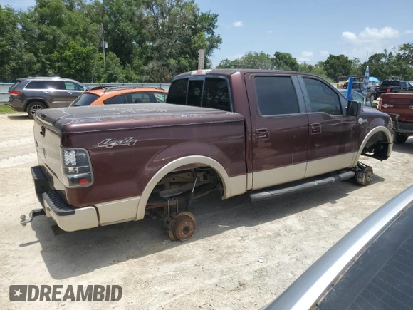 2008 Ford F-150 XLT z VIN 1FTPW14V88KC78122, wystawiony jako Copart lot #59597875 z przebiegiem 159 120 mil mil oraz Czysty tytuł • Clean title. Historia ofert i sprzedaży dostępna na DreamBid. Obrazek 3.