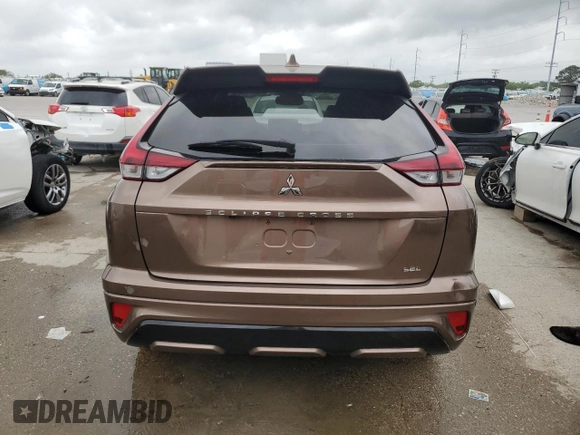 2022 Mitsubishi Eclipse Cross SE с VIN JA4ASWAA7NZ047483, выставлен на аукционе Copart как лот 51281385 с пробегом 35 393 миль миль и Списание • Salvage title. История ставок и продаж доступна на DreamBid. Изображение 6.
