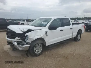 2022 Ford F-150 XL with VIN 1FTFW1E82NFA51713, listed as a Copart auction lot 54581755 with 69,966 mi miles and Salvage Title. Bid and sale history available at DreamBid. Image 1.