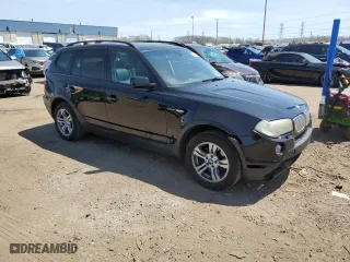 2007 BMW X3 3.0si with VIN WBXPC93427WF15667, listed as a Copart auction lot 53560925 with 2,661,014 mi miles and Clean Title. Bid and sale history available at carsss.com. Image 4.