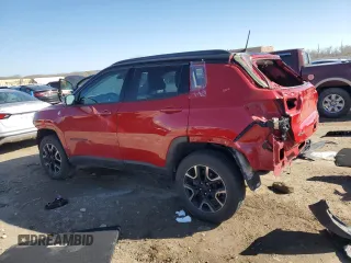 2019 Jeep Compass Trailhawk with VIN 3C4NJDDB0KT682468, listed as a Copart auction lot 49724205 with 75,842 mi miles and Salvage Title. Bid and sale history available at DreamBid. Image 2.
