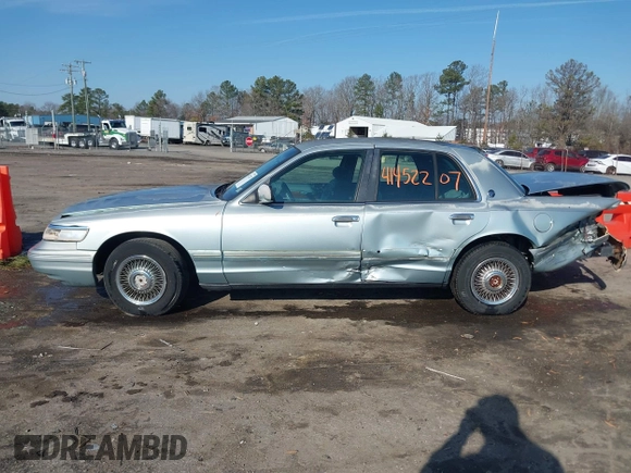 1996 Mercury Grand Marquis GS with VIN 2MELM74W7TX702815, listed as a IAAI auction lot 41452207 with 269,305 mi miles and . Bid and sale history available at DreamBid. Image 13.