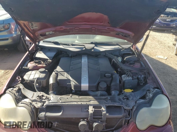 2002 Mercedes-Benz C 230/260/280/320 with VIN WDBRF64J02F197634, listed as a Copart auction lot 74818224 with 169,289 mi miles and Salvage Title. Bid and sale history available at DreamBid. Image 11.