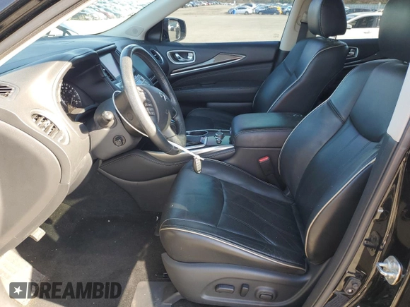 2017 Infiniti QX60 with VIN 5N1DL0MM6HC554882, listed as a Copart auction lot 54297515 with 82,996 mi miles and Salvage Title. Bid and sale history available at DreamBid. Image 7.