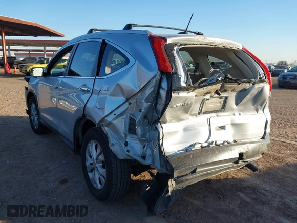2013 Honda CR-V EX-L with VIN 5J6RM3H73DL031448, listed as a IAAI auction lot 42058218 with 132,137 mi miles and . Bid and sale history available at DreamBid. Image 3.