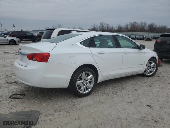2018 Chevrolet Impala LS with VIN 2G11X5S39J9163654, listed as a Copart auction lot 86609834 with 105,844 mi miles and Clean Title. Bid and sale history available at carsss.com. Image 3.