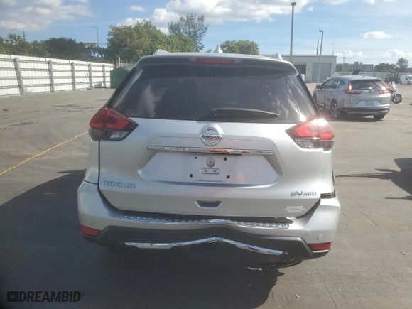 2019 Nissan Rogue SV with VIN JN8AT2MVXKW398710, listed as a Copart auction lot 83745354 with 64,269 mi miles and Non Repairable. Bid and sale history available at carsss.com. Image 6.