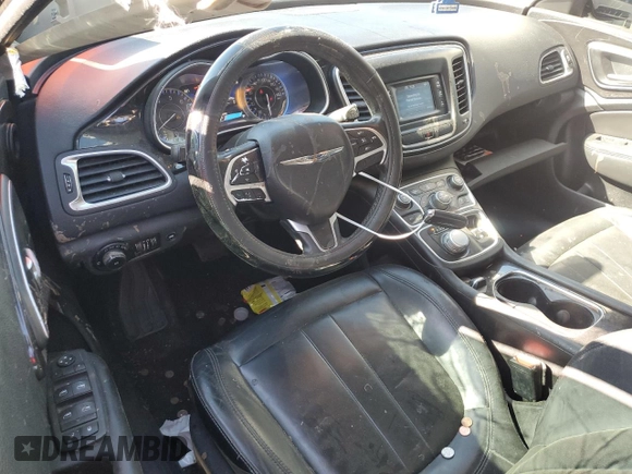 2015 Chrysler 200 C with VIN 1C3CCCCB3FN710772, listed as a Copart auction lot 49679005 with 209,051 mi miles and Salvage Title. Bid and sale history available at carsss.com. Image 8.