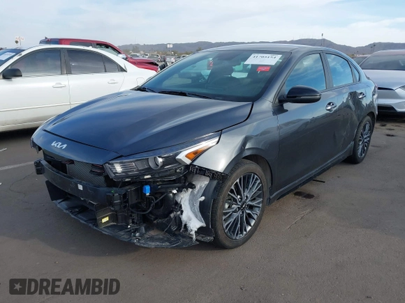 2023 Kia Forte GT-Line with VIN 3KPF54AD7PE672949, listed as a IAAI auction lot 41705154 with 14,897 mi miles. Bid and sale history available at carsss.com. Image 17.