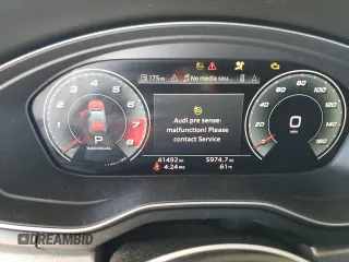 2021 Audi A5 Sportback S line Premium Plus with VIN WAUFACF53MA027038, listed as a Copart auction lot 47670395 with 41,492 mi miles and Salvage Title. Bid and sale history available at carsss.com. Image 9.