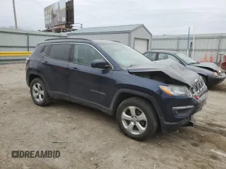 2018 Jeep Compass Latitude with VIN 3C4NJDBB6JT138932, listed as a Copart auction lot 44770095 with 109,540 mi miles and Salvage Title. Bid and sale history available at DreamBid. Image 4.
