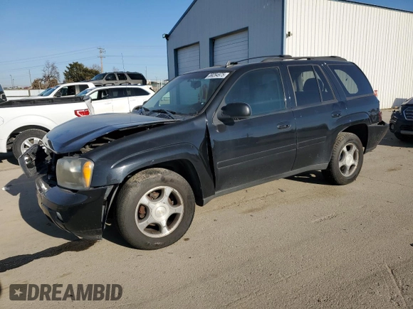 2008 Chevrolet TrailBlazer 1LT with VIN 1GNDT13S182100708, listed as a Copart auction lot 89284975 with 165,199 mi miles and Salvage Title. Bid and sale history available at DreamBid. Image 1.