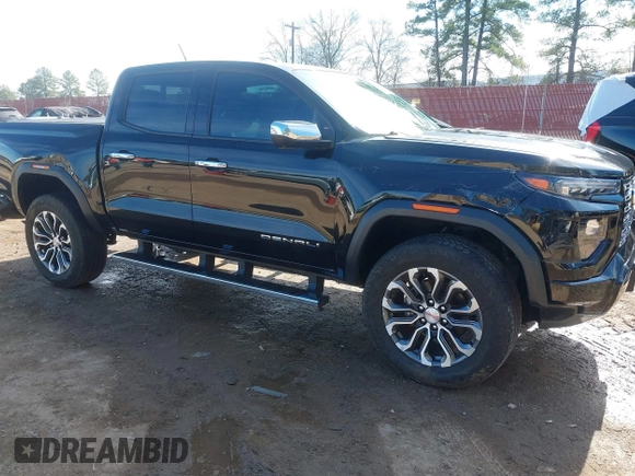 2023 GMC Canyon 4WD Denali with VIN 1GTP6FEK9P1146606, listed as a IAAI auction lot 41330983 with 18,907 mi miles and . Bid and sale history available at DreamBid. Image 1.