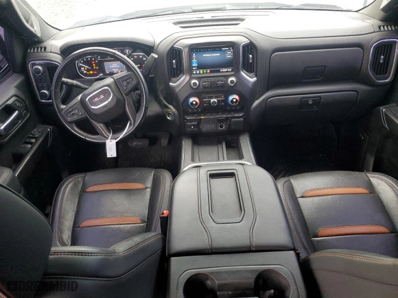 2020 GMC Sierra 1500 AT4 with VIN 3GTP9EED5LG349443, listed as a Copart auction lot 45358135 with 69,033 mi miles and Salvage Title. Bid and sale history available at carsss.com. Image 8.