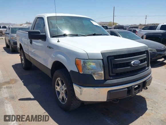 2013 Ford F-150 XL with VIN 1FTMF1EM2DFC58931, listed as a IAAI auction lot 42174669 with 142,223 mi miles. Bid and sale history available at carsss.com. Image 1.