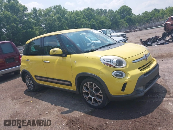 2014 FIAT 500L Trekking with VIN ZFBCFADH3EZ018967, listed as a IAAI auction lot 42399059 with 153,003 mi miles and . Bid and sale history available at DreamBid. Image 1.