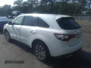 2015 Acura MDX Technology with VIN 5FRYD4H45FB005838, listed as a IAAI auction lot 37143453 with 100,034 mi miles and . Bid and sale history available at DreamBid. Image 3.