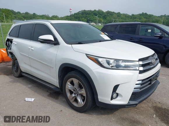 2017 Toyota Highlander Limited with VIN 5TDDZRFH9HS389870, listed as a IAAI auction lot 42272227 with 147,508 mi miles and . Bid and sale history available at DreamBid. Image 1.