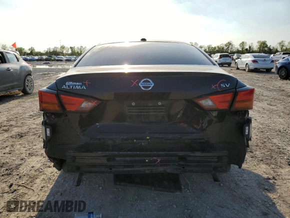 2021 Nissan Altima SV with VIN 1N4BL4DV8MN319030, listed as a Copart auction lot 50226225 with 87,124 mi miles and Salvage Title. Bid and sale history available at carsss.com. Image 6.