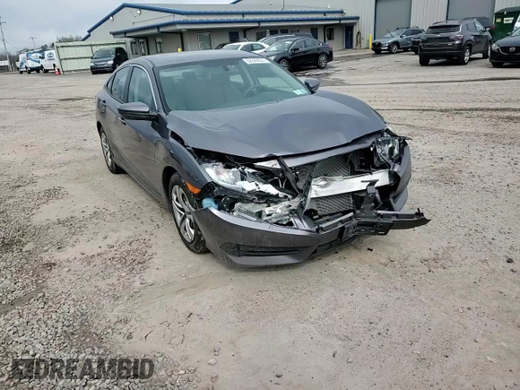 2017 Honda Civic Sedan LX with VIN 19XFC2F50HE204199, listed as a Copart auction lot 52629635 with 42,897 mi miles and Salvage Title. Bid and sale history available at carsss.com. Image 13.