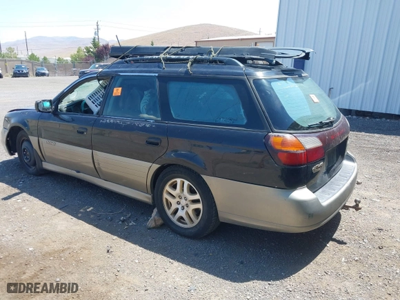 2000 Subaru Legacy Wagon Outback Ltd with VIN 4S3BH6864Y7638462, listed as a IAAI auction lot 39299645 with 1 mi miles. Bid and sale history available at carsss.com. Image 3.