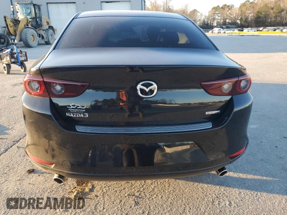 2025 Mazda 3 S Select Sport with VIN JM1BPABM0S1765829, listed as a Copart auction lot 87553785 with 1,283 mi miles and Salvage Title. Bid and sale history available at DreamBid. Image 6.
