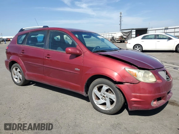 2005 Pontiac Vibe with VIN 5Y2SL63815Z453860, listed as a Copart auction lot 72941984 with 208,938 mi miles and Salvage Title. Bid and sale history available at carsss.com. Image 4.