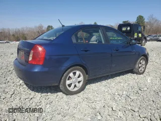 2006 Hyundai Accent GLS with VIN KMHCN46C56U042703, listed as a Copart auction lot 48938265 with 167,661 mi miles and Salvage Title. Bid and sale history available at carsss.com. Image 3.