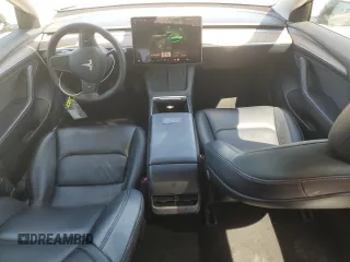 2022 Tesla Model 3 Long Range with VIN 5YJ3E1EB4NF289195, listed as a Copart auction lot 53142465 with 96,302 mi miles and Clean Title. Bid and sale history available at carsss.com. Image 8.