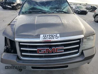 2013 GMC Sierra 1500 SLE with VIN 3GTP1VE07DG163585, listed as a Copart auction lot 55132615 with Not provided miles and Salvage title. Bid and sale history available at DreamBid. Image 11.