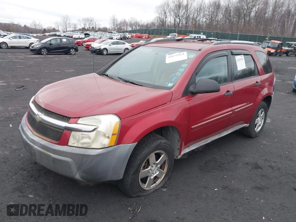 2005 Chevrolet Equinox LS with VIN 2CNDL23F556136350, listed as a IAAI auction lot 41875184 with 88,560 mi miles. Bid and sale history available at carsss.com. Image 2.