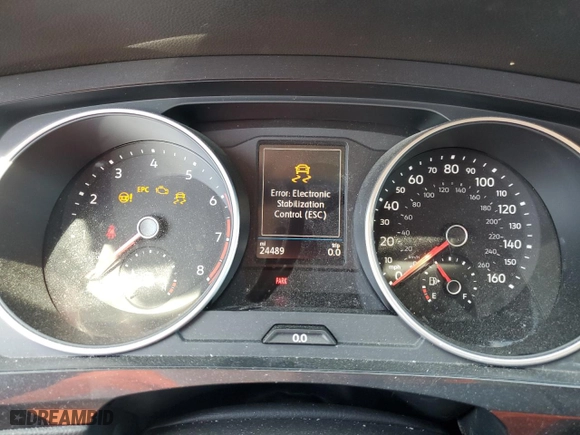 2020 Volkswagen Tiguan SE with VIN 3VV3B7AX1LM069603, listed as a Copart auction lot 51804315 with 24,489 mi miles and Clean Title. Bid and sale history available at carsss.com. Image 9.
