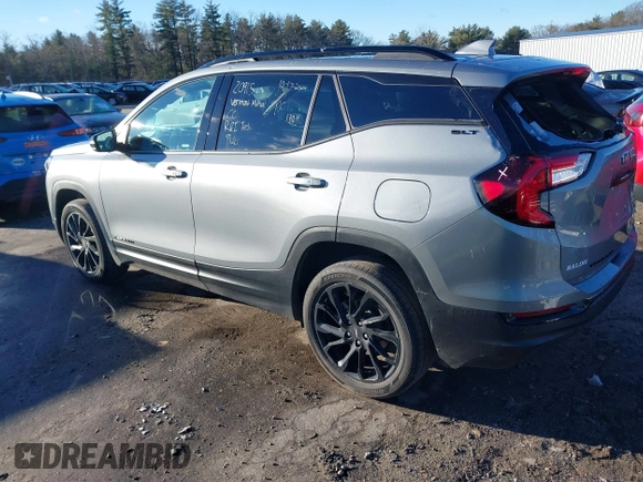 2023 GMC Terrain SLT with VIN 3GKALVEG3PL146912, listed as a IAAI auction lot 41141278 with 40,360 mi miles and . Bid and sale history available at carsss.com. Image 3.
