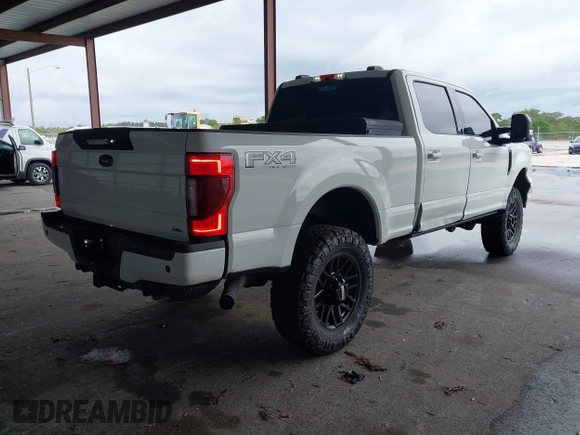 2020 Ford F-250 XL with VIN 1FT7W2BN9LED82375, listed as a IAAI auction lot 41981059 with 58,509 mi miles and . Bid and sale history available at DreamBid. Image 4.