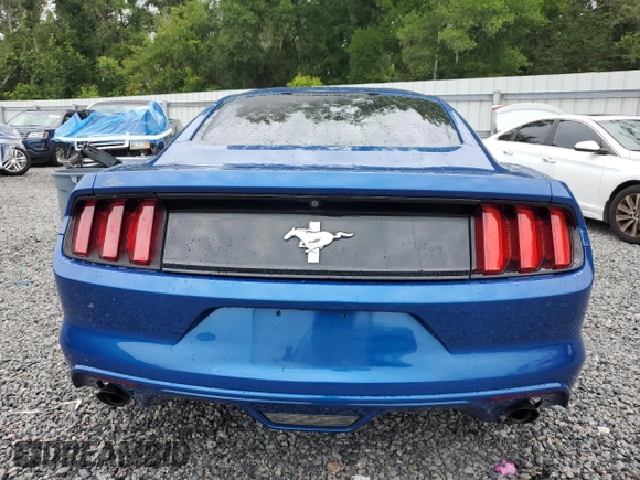 2017 Ford Mustang V6 with VIN 1FA6P8AM8H5238687, listed as a Copart auction lot 62846305 with 110,300 mi miles and Salvage title. Bid and sale history available at DreamBid. Image 6.