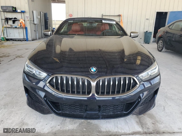 2019 BMW 8 Series M850i xDrive with VIN WBAFY4C59KBX38790, listed as a Copart auction lot 69656654 with 30,863 mi miles and Salvage Title. Bid and sale history available at carsss.com. Image 5.