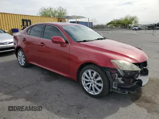 2006 Lexus IS 250 with VIN JTHCK262662004691, listed as a Copart auction lot 56769385 with 96,815 mi miles and Salvage title. Bid and sale history available at DreamBid. Image 4.