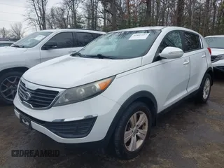 2012 Kia Sportage LX with VIN KNDPB3A20C7211852, listed as a IAAI auction lot 41485217 with 179,162 mi miles. Bid and sale history available at carsss.com. Image 6.