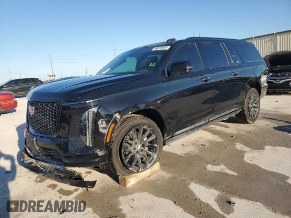 2025 Cadillac Escalade z VIN 1GYS9PRL6SR137800, wystawiony jako Copart lot #49889855 z przebiegiem 3 031 mil mil oraz Szkoda całkowita • Salvage title. Historia ofert i sprzedaży dostępna na DreamBid. Obrazek 1.