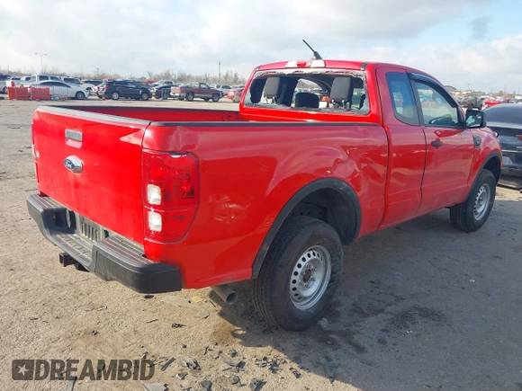 2022 Ford Ranger XL with VIN 1FTER1EH6NLD18744, listed as a IAAI auction lot 41459746 with 19,720 mi miles and . Bid and sale history available at DreamBid. Image 4.
